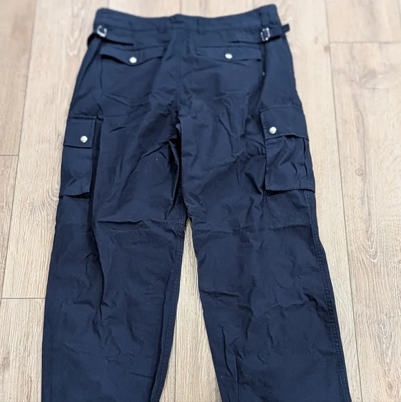 $2200 Mens Givenchy Cotton Utilitarian Pockets Carpenter Pants Navy 52 US 36 - Picture 6 of 13